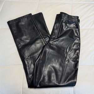Abercrombie and Fitch 90’s High Rise Leather Pants